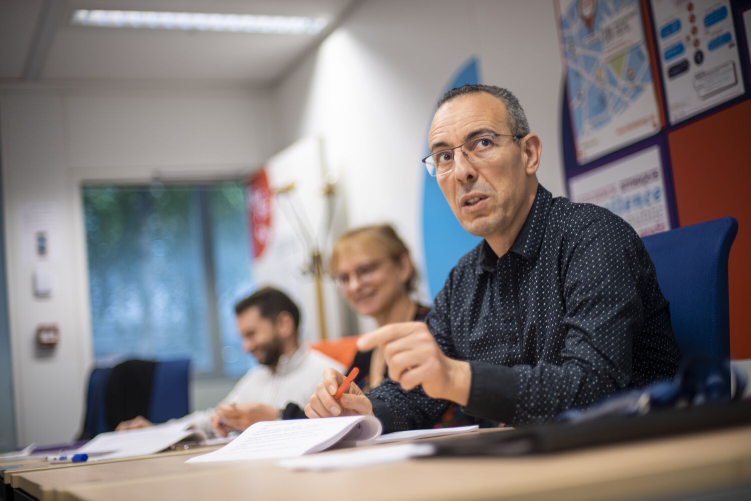 Session de formation dans une salle du siège national de l'EFS_© EFS Thomas Gogny