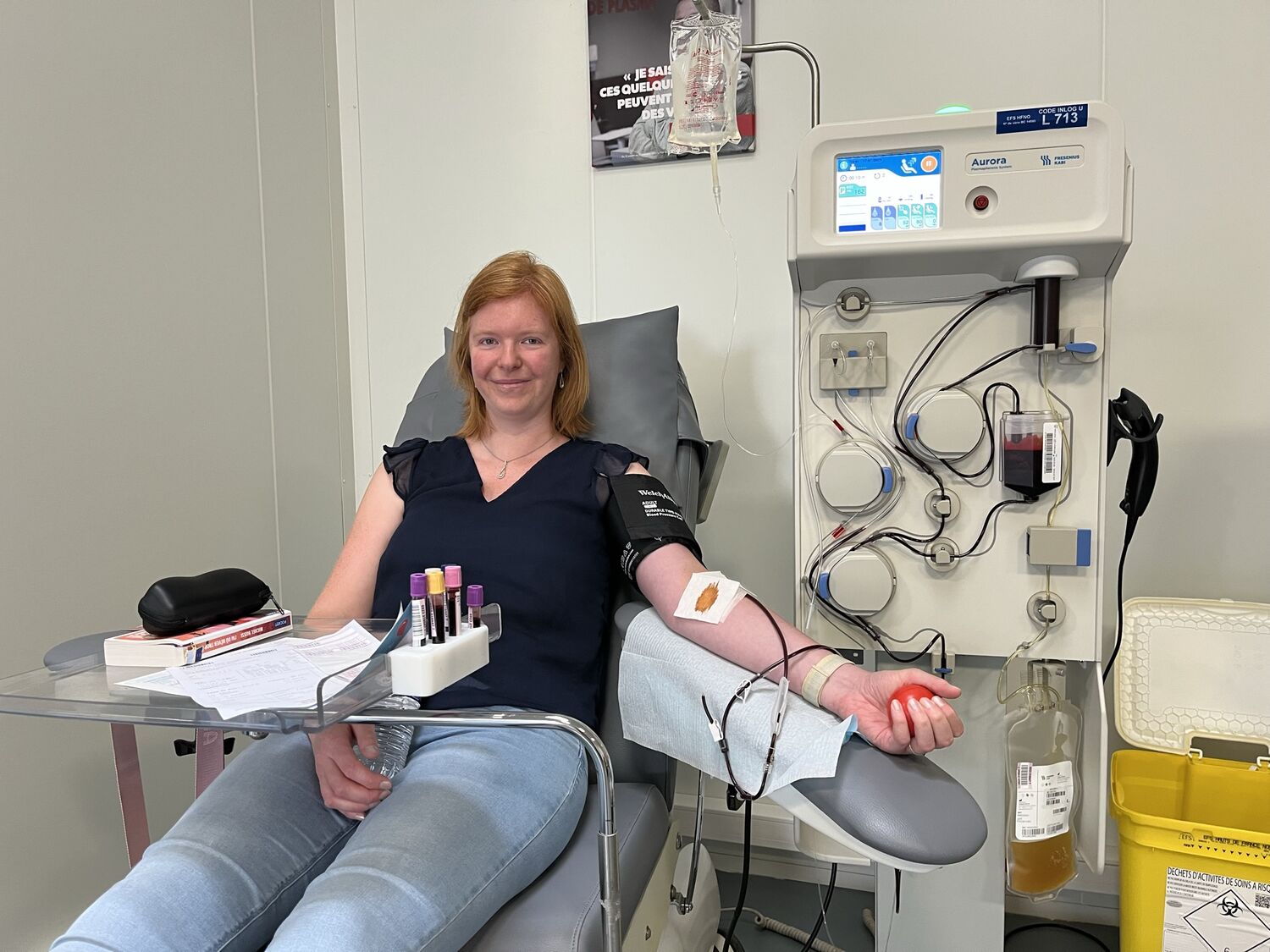 Don de plasma_© EFS Marguerite Lefebvre