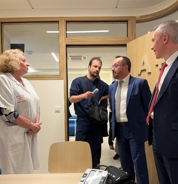 Visite du ministre Yannick Neuder