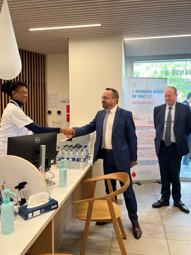 Visite du ministre Yannick Neuder