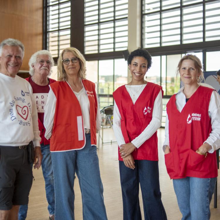 Groupe bénévoles © EFS Thomas Gogny